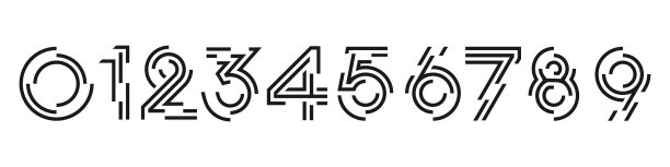 8,8数字logo设计