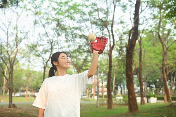 棒球女运动员高清大图