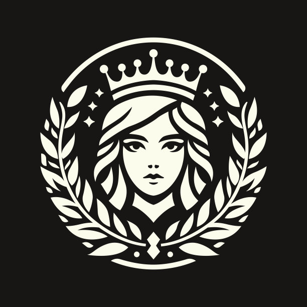 女人绿叶logo设计