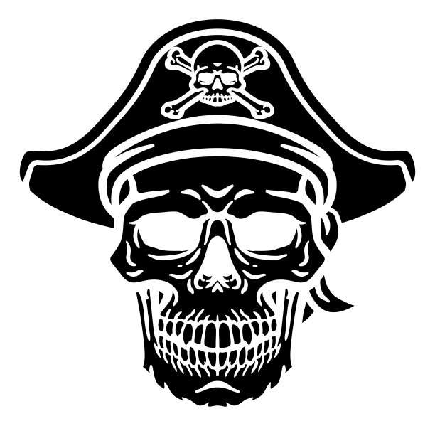 卡通海盗logo