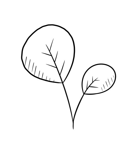 抽象插画植树节