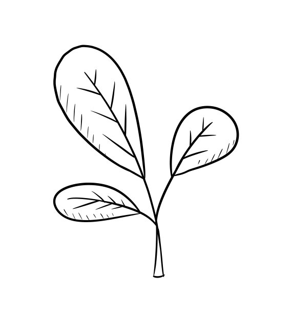 抽象插画植树节