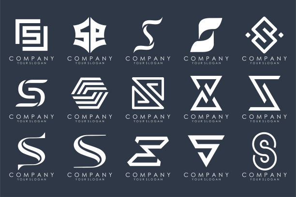 动感s字母logo设计,s标志