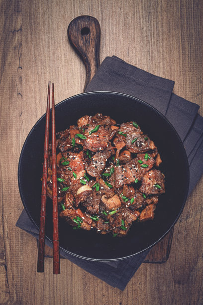 韩国菜烤肉食材图片