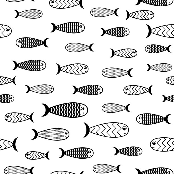 海洋动物插画图片