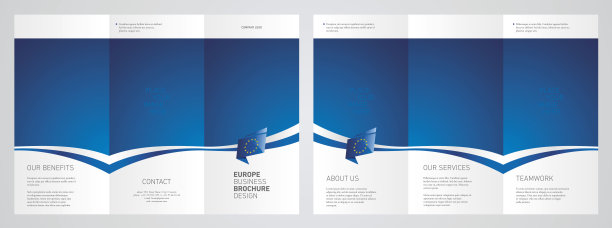 欧盟插画宣传背景素材