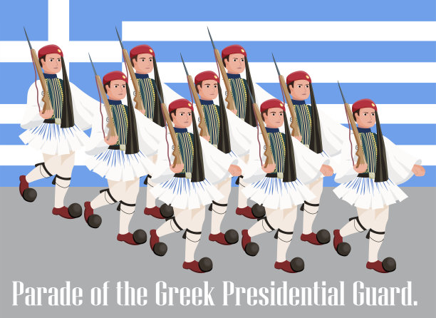 希腊红色红色希腊海报