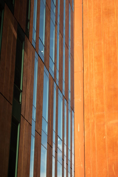 城市建筑与玻璃幕墙