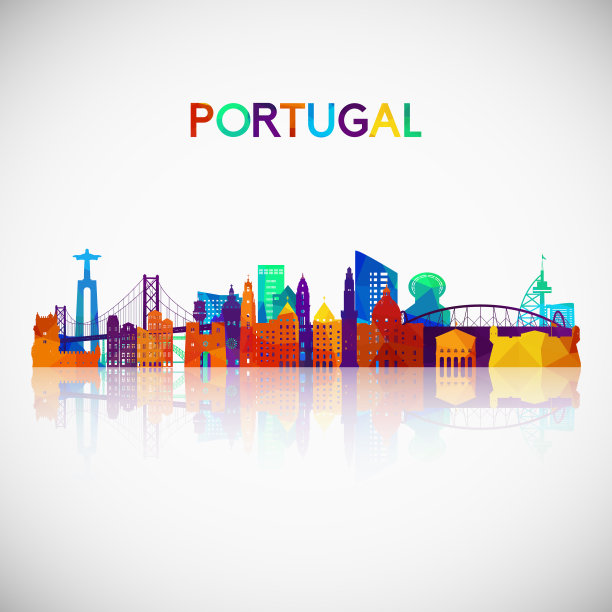 葡萄牙剪影天际线
