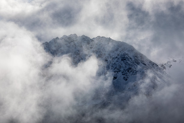 藏地雪山风景