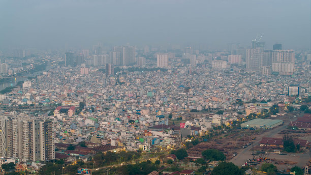 繁华都市建筑效果图