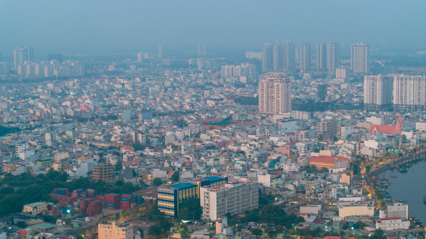 繁华都市建筑效果图