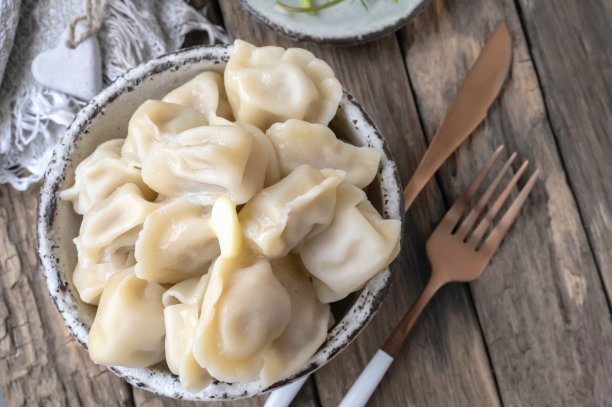 美味饺子高清特写 