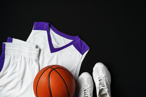 紫色篮球比赛背景