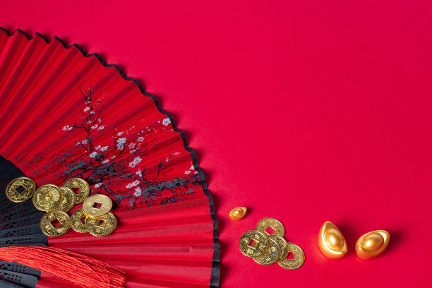 红色新年中国风挂件装饰