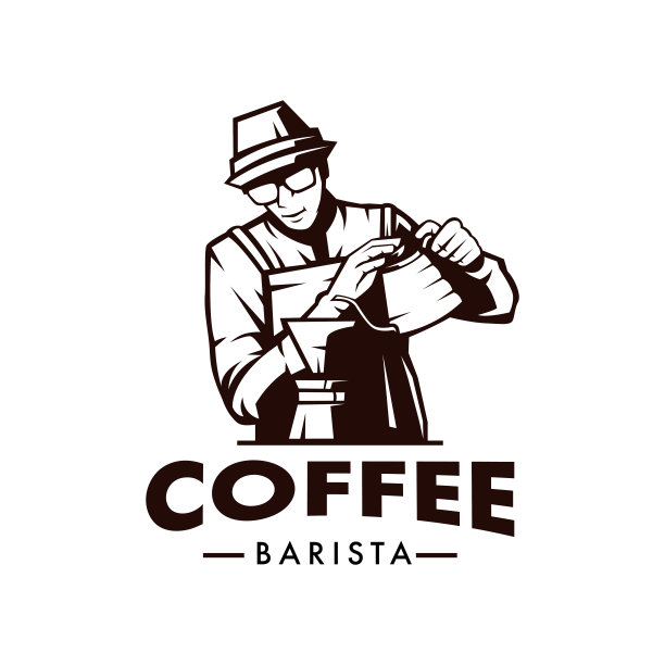 古典咖啡标签