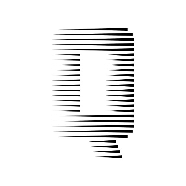 字母q科技logo设计