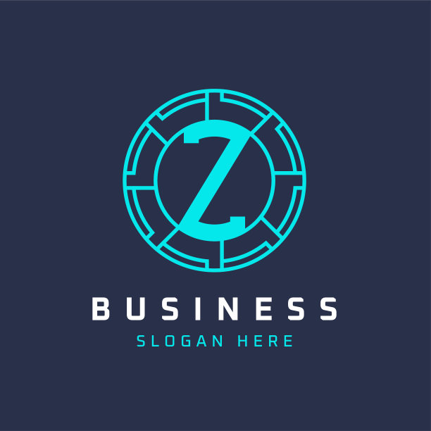 字母z科技金融logo设计
