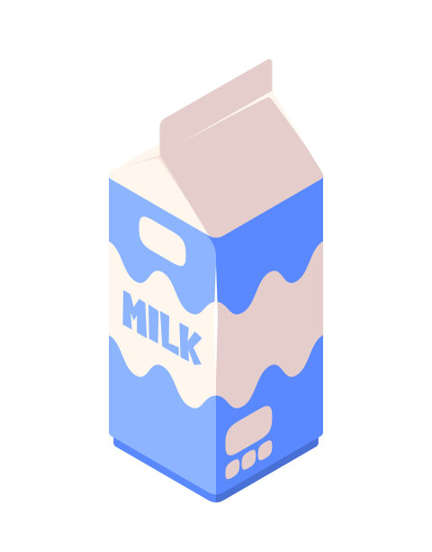 牛奶盒高清