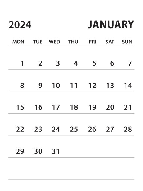2024年日历台历