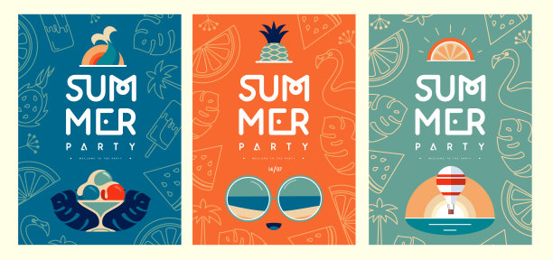 夏季促销菠萝海报