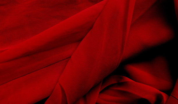 红色的丝绸渐变背景