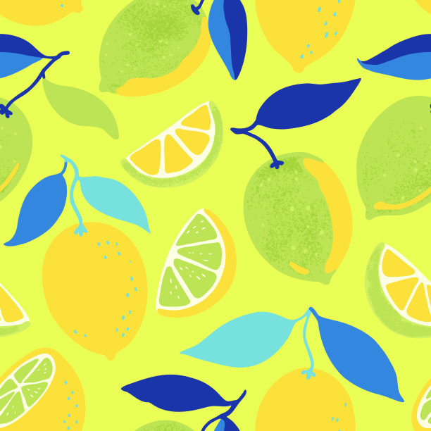柠檬插画图片 