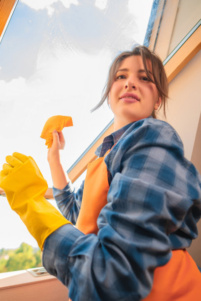 清洁工,服务业职位,仅一个青年女人