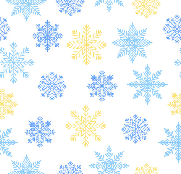 雪花,圣誕包裝紙,十二月