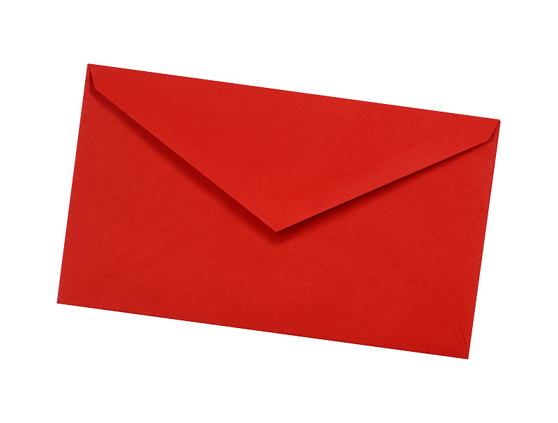 红包,简单,空白的,水平画幅,无人,白色背景,背景分离,信封,红色,白色