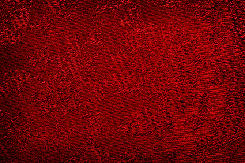 纺织品,红色,丝绸,仅一朵花,痕迹,式样,水平画幅,无人,摇滚乐,叶状图案