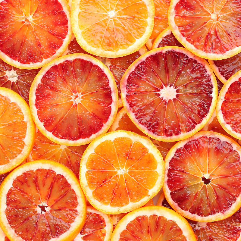 橙色背景,橙色,水果,无人,色彩鲜艳,正上方视角,熟的,方形画幅,特写,橙子