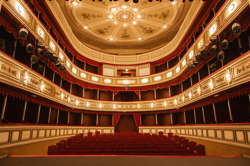 古典戏剧,歌剧,窗帘轨,剧院,会堂,观众,舞台,芭蕾舞,舞台布景,美