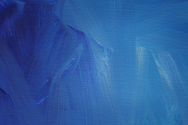 特写,蓝色,抽象,多层合成涂料,布面丙烯画,丹配拉画法