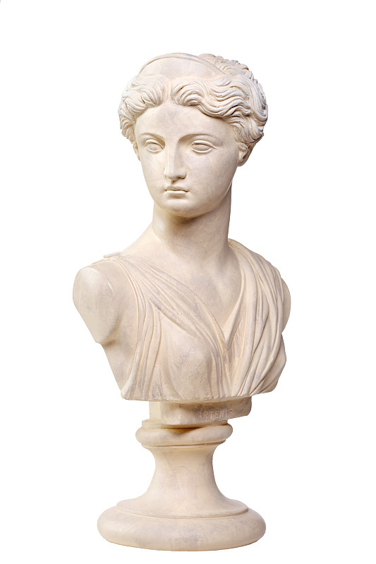 胸像,月亮女神阿蒂米斯,希腊女神,石材,雕像,雕塑,大理石,垂直画幅,女人,胸部