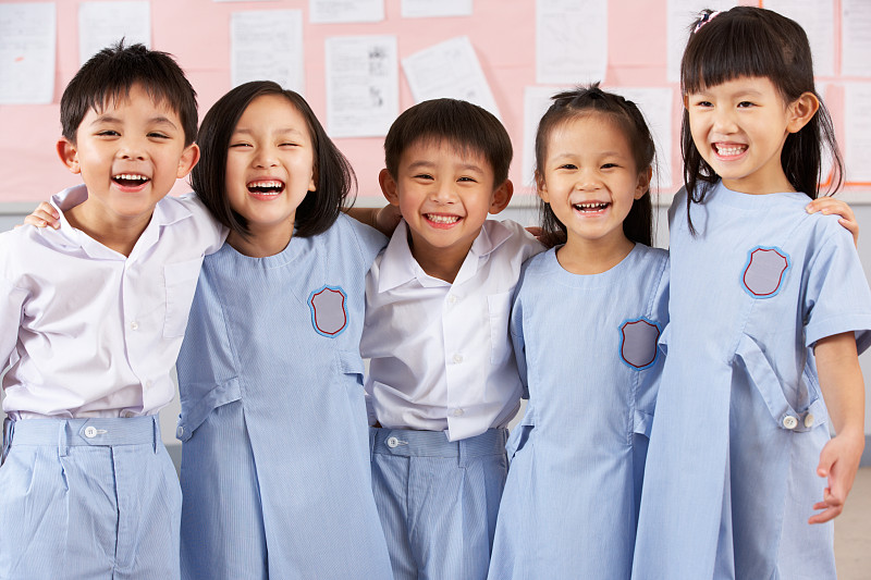 教室,中国人,校服,制服,小学,小学生,学生,儿童教育,未成年学生,亚洲