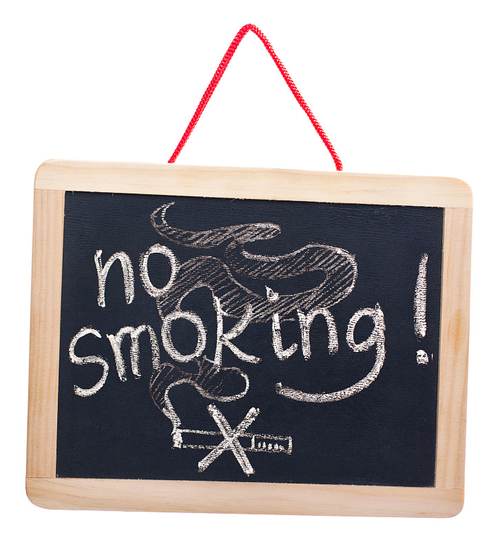 禁止吸烟记号,黑板,书写板,垂直画幅,绘画插图,消息,无人,古典式,白色背景,公告信息
