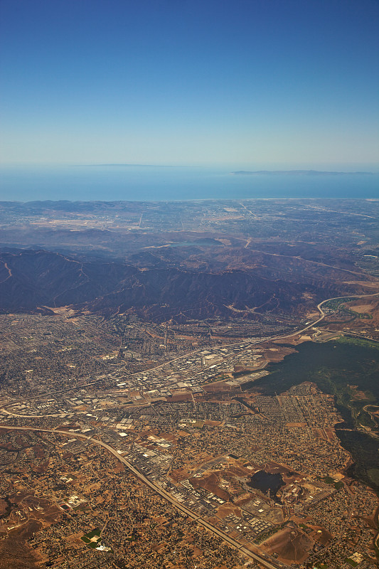 日冕,千野,长滩,街道图,航空器拍摄视角,独立式住宅,垂直画幅,水平画幅,郊区,主干路