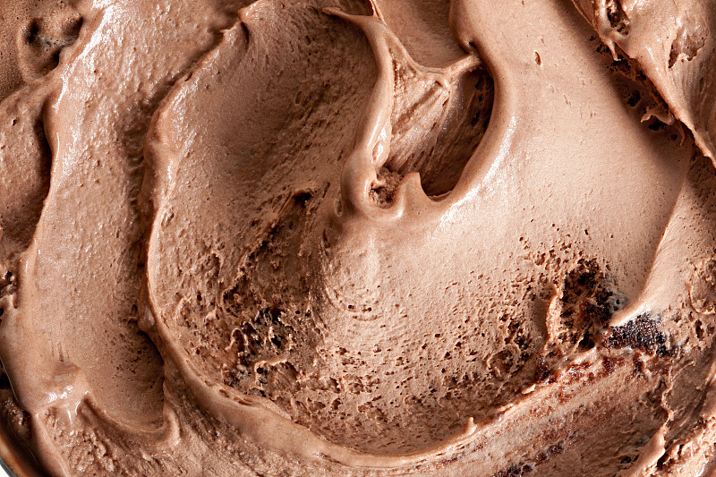 巧克力冰淇淋,冰淇淋,巧克力,漩涡形,奶制品,水平画幅,高视角,无人,布朗尼,奶油