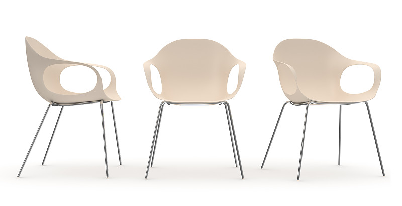 椅子,三维图形,极简构图,写字椅,办公椅,塑胶,家具,现代,白色背景,办公室