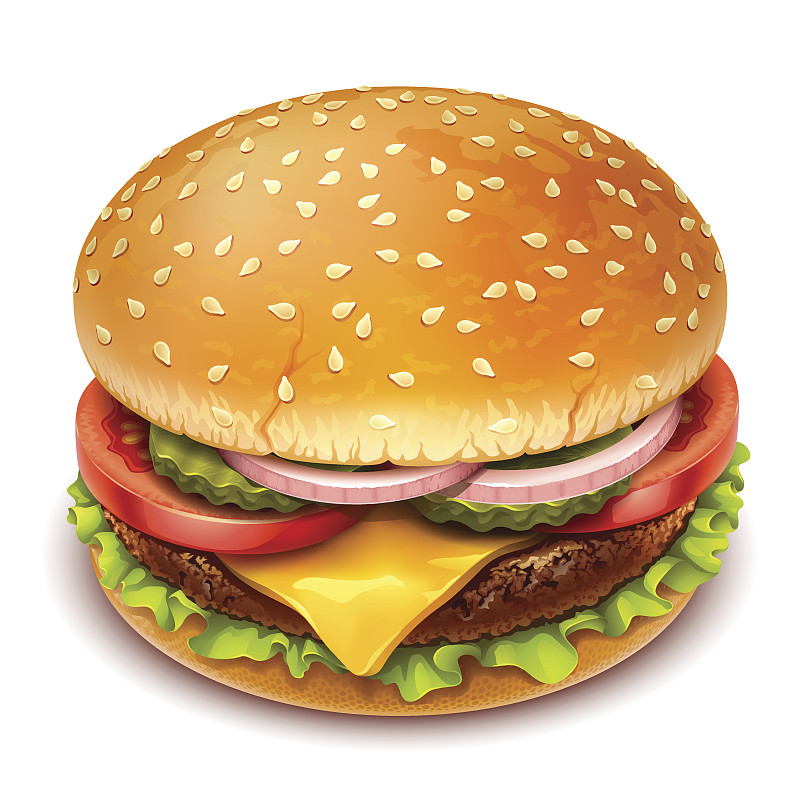 牛肉汉堡,计算机图标,奶酪汉堡,汉堡包,格子烤肉,绘画插图,巨大的,膳食,奶酪,复杂