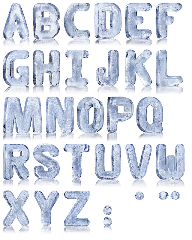 字母,冰,垂直画幅,水,寒冷,形状,无人,文字,背景分离,冻结的