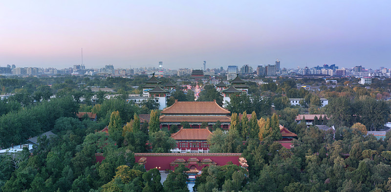 故宫,北京,黄昏,远古的,水平画幅,美人,禁止的,东亚,旅行者,户外