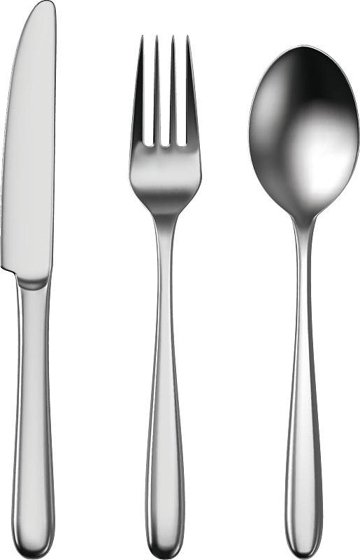 银餐具,厨房器具,餐具,新的,银色,无人,绘画插图,餐刀,白色背景,组物体