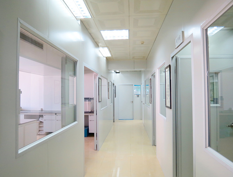 实验室,里面,办公室,水平画幅,工作场所,无人,椅子,玻璃,天花板,走廊