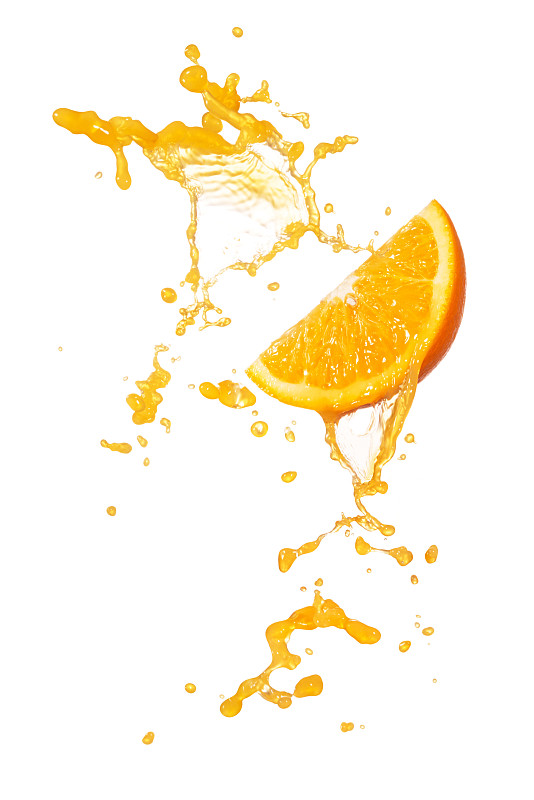 橙子,垂直画幅,橙色,水果,无人,白色背景,果汁,背景分离,饮料,水滴