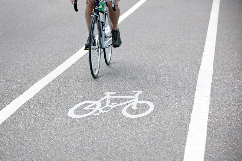 自行车道,休闲活动,运动,沥青,街道,城市,涂料,脚踏车,环境保护