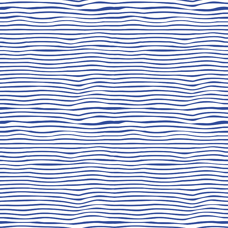 蓝色,背景,白色条纹乐队,条纹,成一排,波浪,四方连续纹样,水彩画颜料,海洋