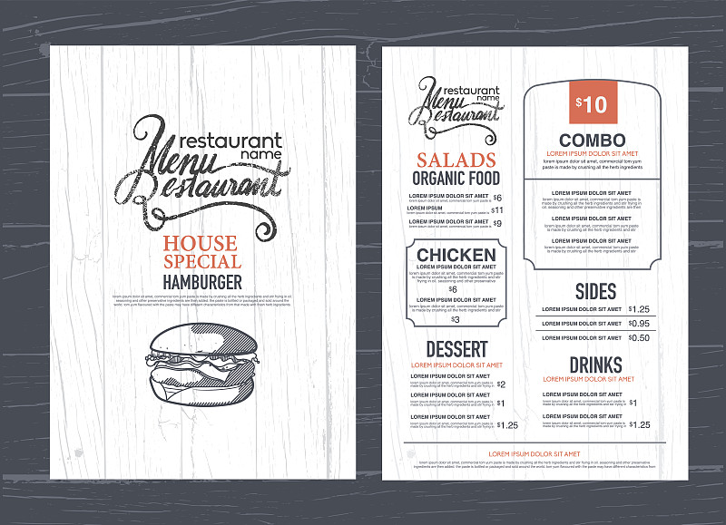 菜单,木制,计划书,餐馆,背景,纹理效果,餐具,贺卡,边框,绘画插图