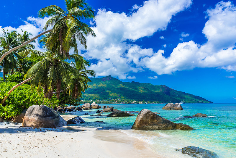 博瓦隆,马埃,塞舌尔,岛,海滩,度假胜地,热带气候,水湾,岩石,旅游目的地